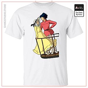 Howl's Moving Castle - Sophie and Howl Gazing at Each other T Shirt