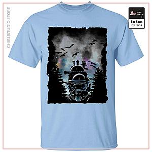 Howl's Moving Castle At Night T Shirt