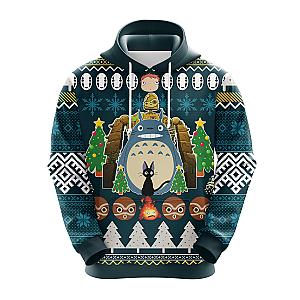 Cute Totoro Ghibli Christmas Hoodie – Unique Holiday Gift Idea