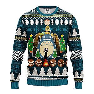 Totoro Anime Ugly Christmas Sweater – Perfect Gift for Thanksgiving