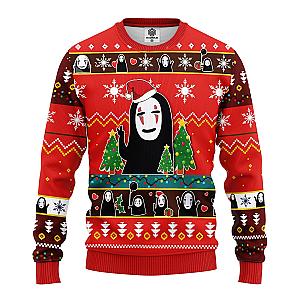 No Face Spirited Away Christmas Sweater Red – Amazing Gift Idea