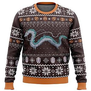 Studio Ghibli Spirits Ugly Christmas Sweater