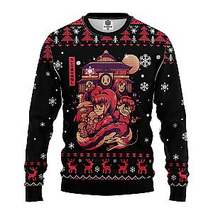 Spirited Away Anime Ghibli Ugly Christmas Sweater for Fans
