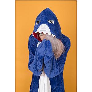 Christmas Onesie Pajamas - Blue Shark Cute Onesie Pajamas