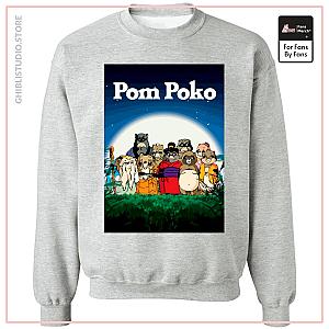 Pom Poko Poster Sweatshirt Unisex