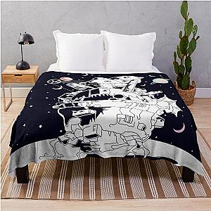 Ghibli Studio Blankets - Starry Night Over the Castle Throw Blanket