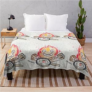 Ghibli Studio Blankets - Calcifer’s Fiery Glow Throw Blanket