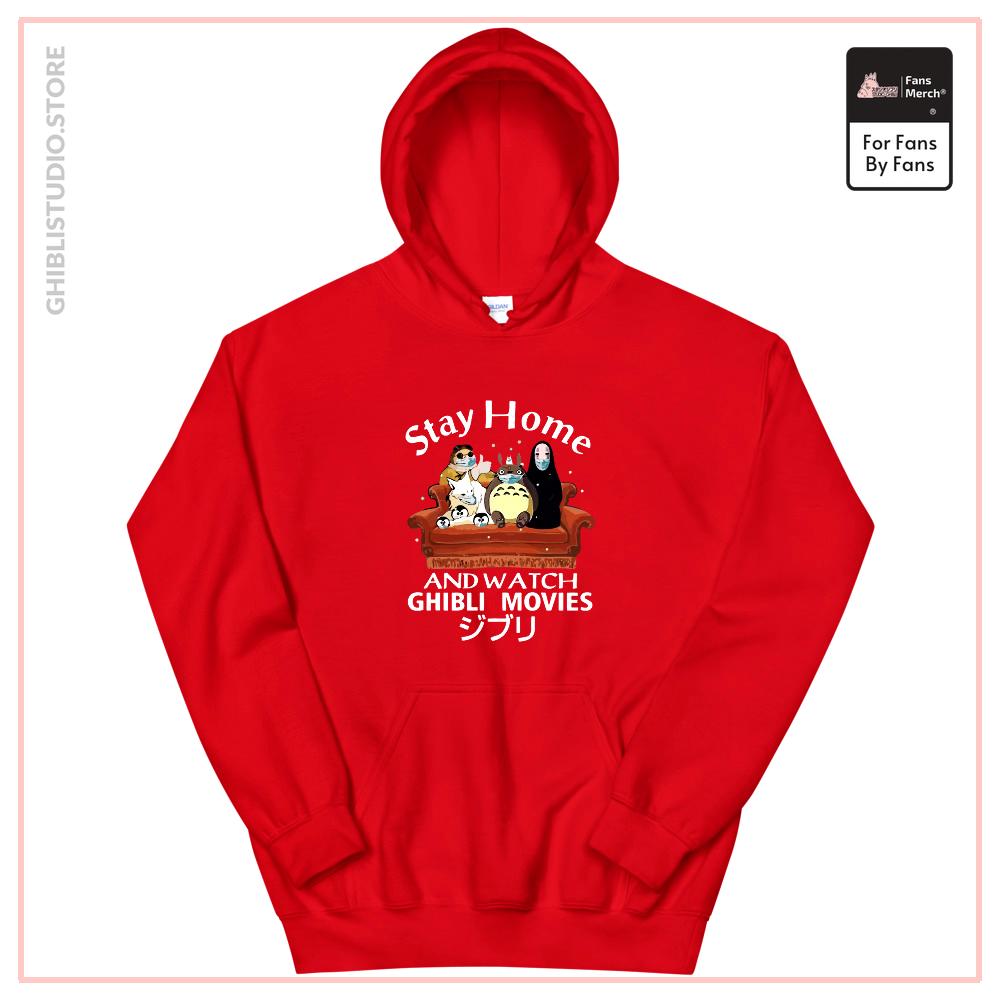 Stay Home and Watch Ghibli Movie Hoodie Unisex