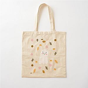 Cute ghost stickers Cotton Tote Bag RB2510