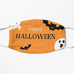 Ghost and bats happy halloween  Flat Mask RB2510