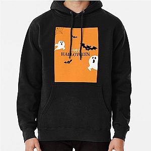 Ghost and bats happy halloween  Pullover Hoodie RB2510