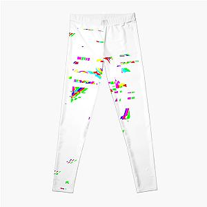 Ondoyance Ghostemane White Glitch Legging Premium Merch Store