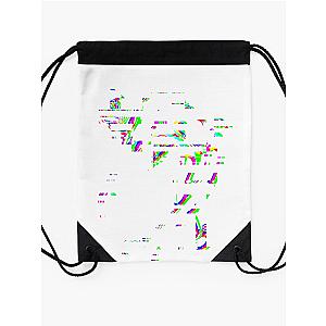 Ondoyance Ghostemane White Glitch Drawstring Bag Premium Merch Store