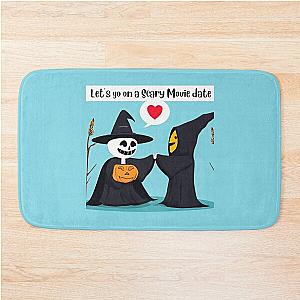 Cute Ghostface Valentine Bath Mat