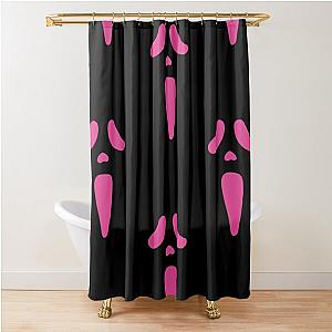 pink ghostface pink ghostface pink ghostface pink ghostface pink ghostface pink ghostface pink ghostface Shower Curtain