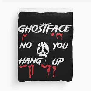 Ghostface  No You Hang Up Valentines Scream Duvet Cover