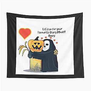 Cute Ghostface Valentine Tapestry