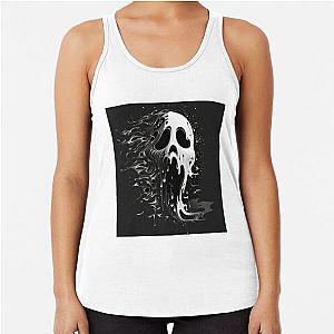 Melted Ghostface  Racerback Tank Top