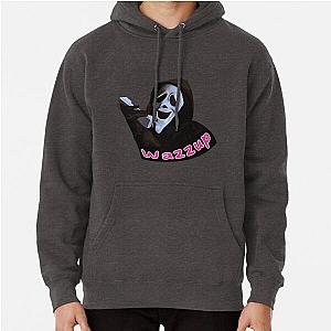 Ghostface Wazzup Pink Pullover Hoodie