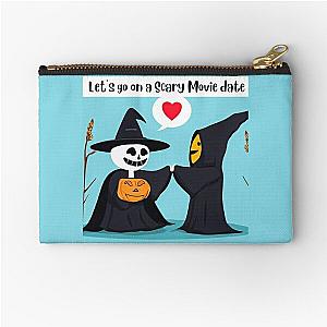 Cute Ghostface Valentine Zipper Pouch