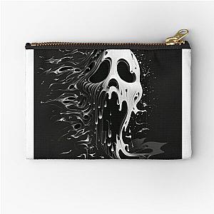 Melted Ghostface  Zipper Pouch