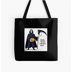 Cute Ghostface All Over Print Tote Bag