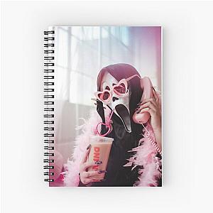 ghostface by sarah smile Spiral Notebook