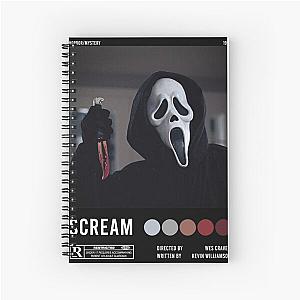 Scream Ghostface Aesthetic Poster Spiral Notebook