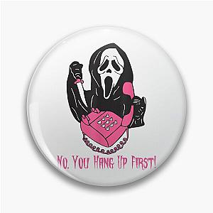 Ghostface calling Halloween Pin