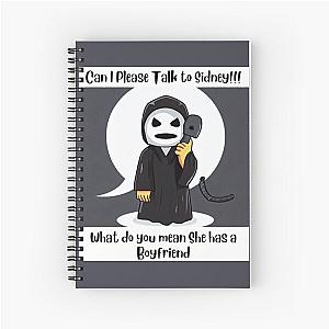 Cute Ghostface Spiral Notebook