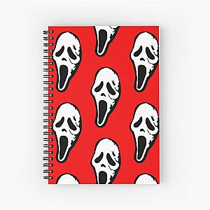 Ghostface Mask Spiral Notebook