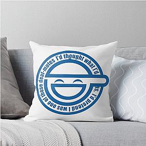 The Laughing Man Ghost In The Shell Standalone Complex Throw Pillow