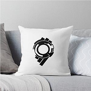 Ghost in the Shell Public Security Section 9 Black Logo Throw Pillow