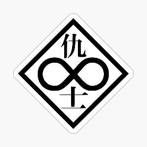 Ghost in the Shell Individual Eleven Black Logo Sticker