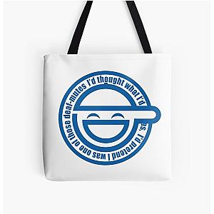 The Laughing Man Ghost In The Shell Stand Alone Complex All Over Print Tote Bag