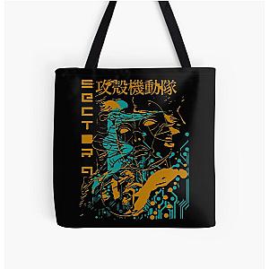 Ghost in the Shell Vintage All Over Print Tote Bag