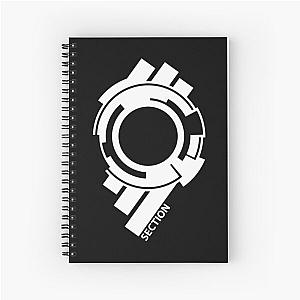 Ghost in the shell (white) - Section 9- Perfect Gift Spiral Notebook