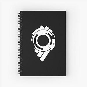 Ghost in the Shell - Public Security Section 9 Logo (White Logo) Spiral Notebook