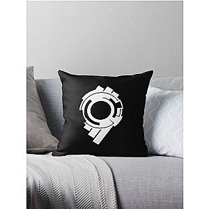 Ghost in the Shell - Public Security Section 9 Logo (White Logo) Throw Pillow