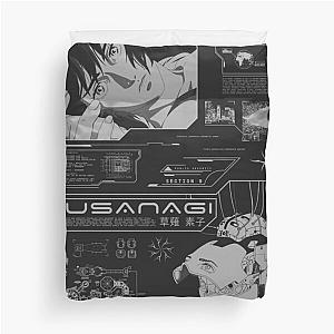 Ghost in the shell cyberpunk anime design Duvet Cover