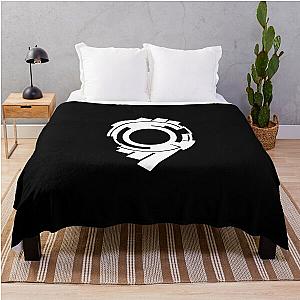 Ghost in the Shell - Public Security Section 9 Logo (White Logo) Throw Blanket