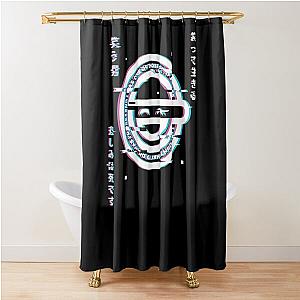 The Laughing Man - Ghost In The Shell Hacker Shower Curtain