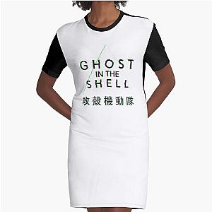 Ghost In The Shell Glitch Graphic T-Shirt Dress