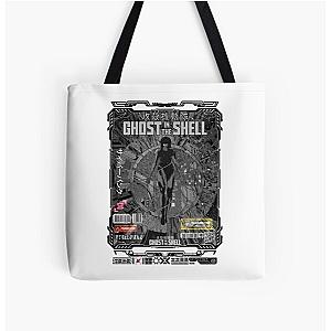 Major Motoko Kusanagi 草 薙 素 子 - Ghost in the Shell 攻殻機動隊 All Over Print Tote Bag