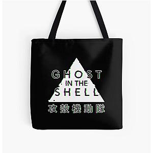 Ghost In The Shell Glitch All Over Print Tote Bag