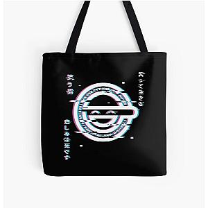 The Laughing Man - Ghost In The Shell Hacker All Over Print Tote Bag