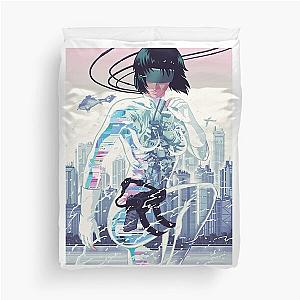 Ghost in the Shell by Kris Milkos Duvet Cover