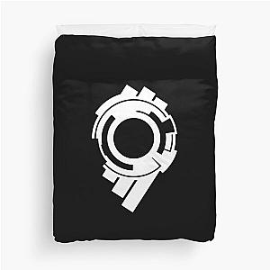 Ghost in the Shell - Public Security Section 9 Logo (White Logo) Duvet Cover