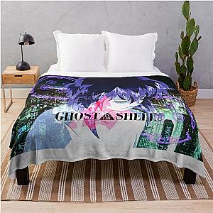 Ghost in the shell Landscape Throw Blanket