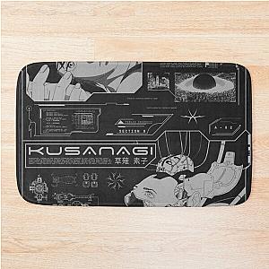 Ghost in the shell cyberpunk anime design Bath Mat